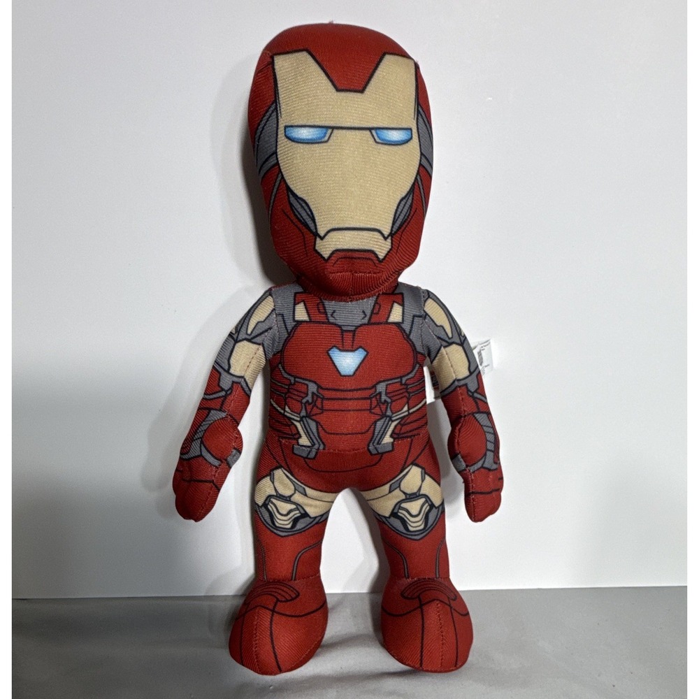 Bleacher Creatures Marvel Iron Man Plush Stuffed Animal Red Gold Gray 2021